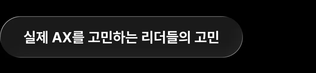 실제 AX를 고민하는 리더들의 고민
