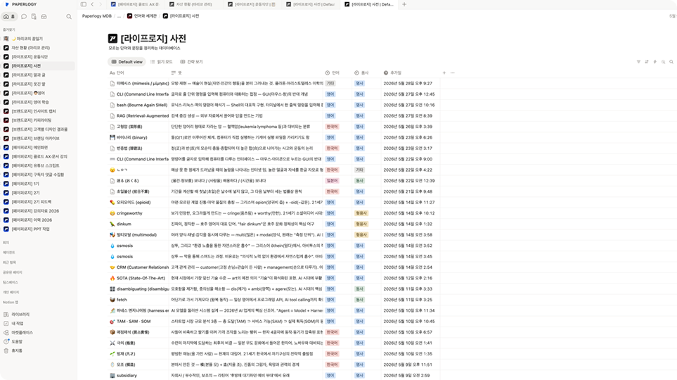 ImageSlide<b style="font-weight:700; color:#0a0a0a0;">➋ 사전 (용어 및 가이드)</b>