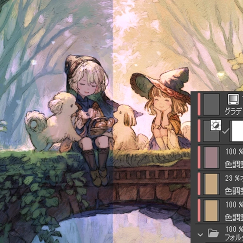 イラストレーター Maeka 講座の例題