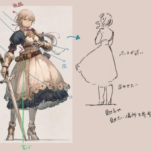 イラストレーター Maeka 講座の例題