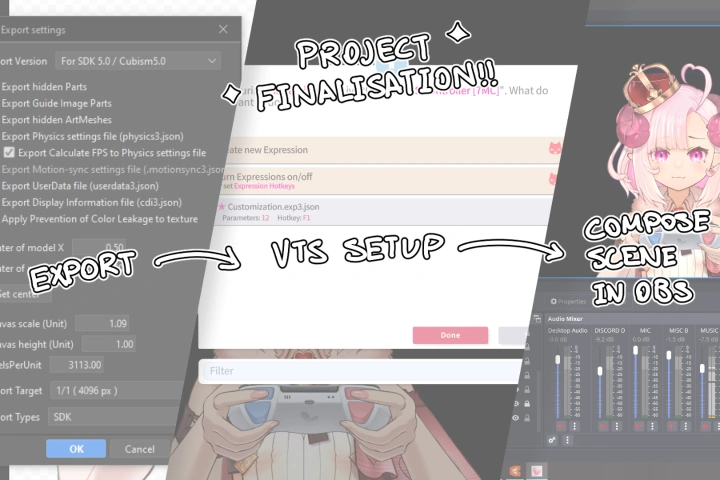 VTuber Asset Studio, 7MC Productions Exercise