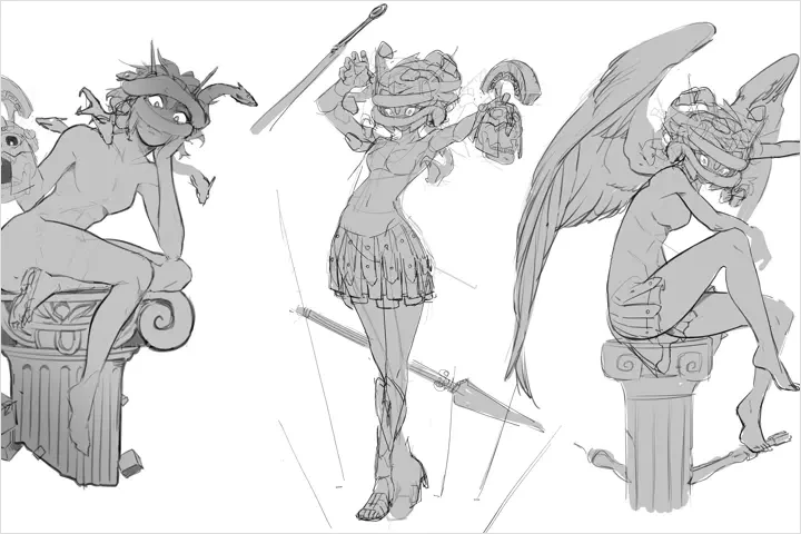 Character Designer, A2T will Draw Exercise