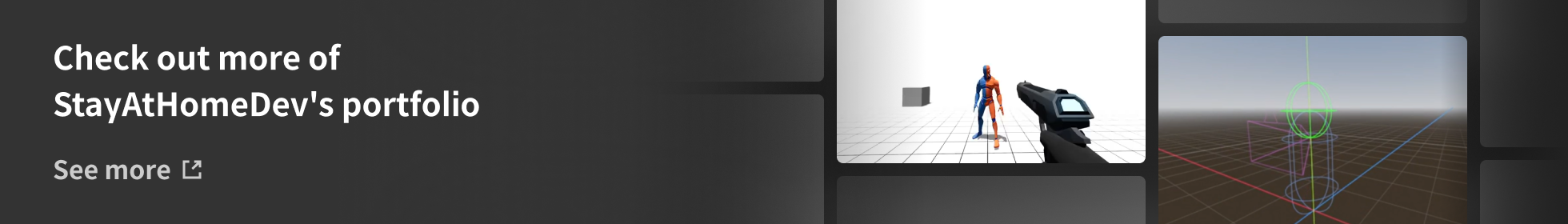 Indie Game Developer, StayAtHomeDev portfolio