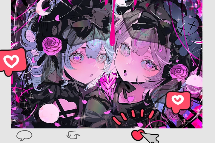 イラストレーター Momaemac ポイント
