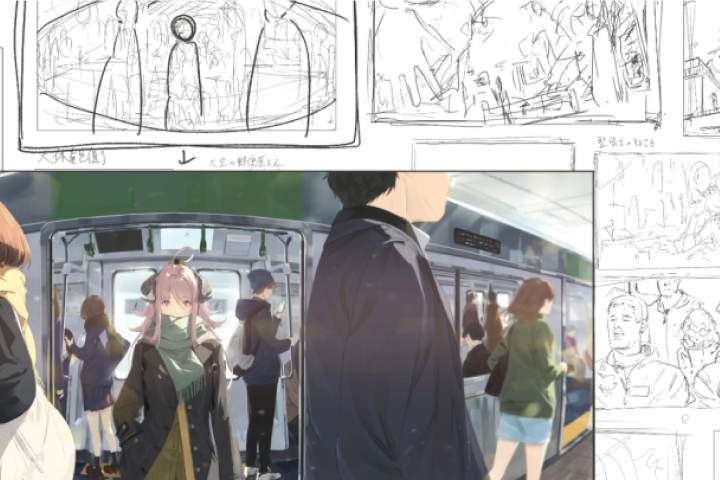 イラストレーター 染平かつ ポイント
