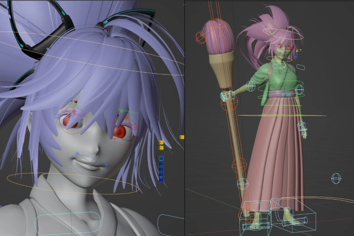 3DCGクリエイター ウワン 講座の例題