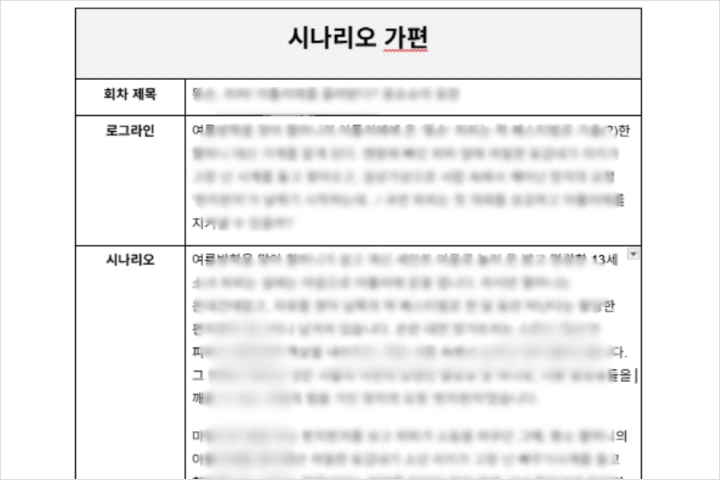 애니메이션 캐릭터 디자이너, 안유진 강의예제