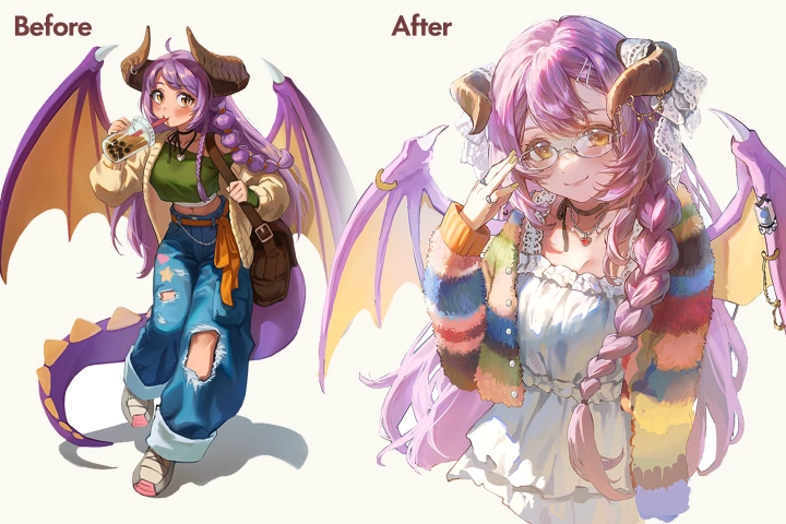 Illustrator, Hidari Mimi portfolio
