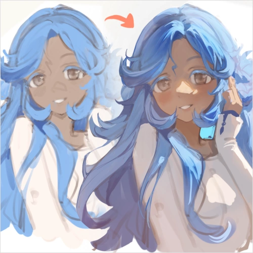 Illustrator, Hidari Mimi Exercise