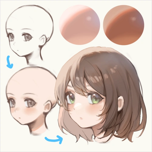 Illustrator, Hidari Mimi Exercise