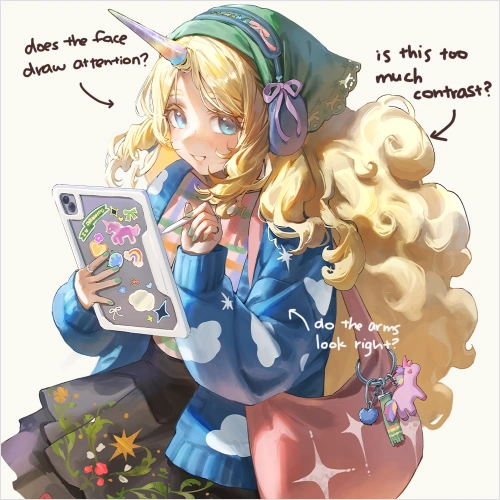 Illustrator, Hidari Mimi Exercise