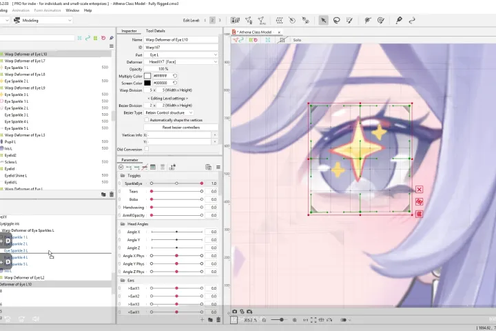 Live2D Modeler, Cat Athenya
