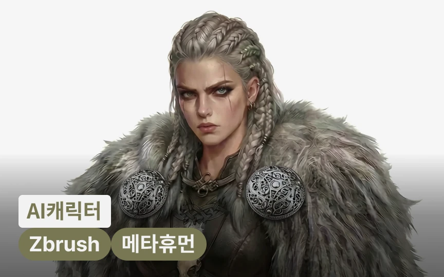 AI와 메타휴먼으로 완성하는 하이엔드 바이킹 전사 캐릭터