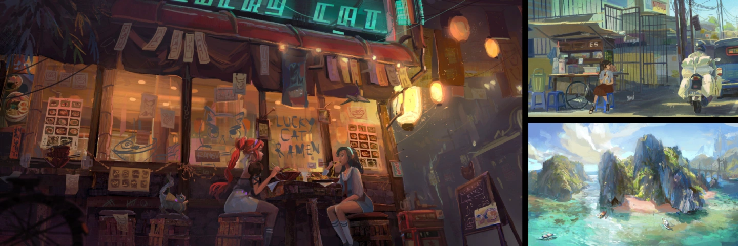 Visual Development Artist, Carla Cordelia portfoilio