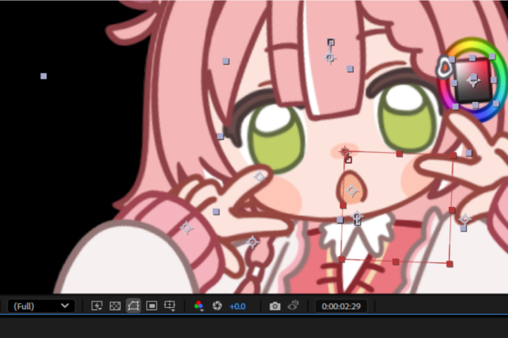 イラストレーターVTuber 虹深°ぬふ ポイント
