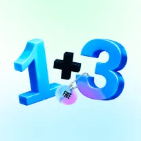 1+3