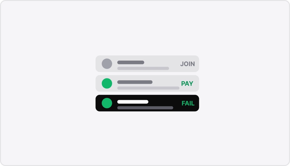 ImageSlide<b> <span style = "font-size:16px; "> 가입·결제·고장, Slack 알림 셋업 </span></b><br> <span style="color:#DADADA;">  대시보드를 계속 보지 않아도 중요한 변화가 Slack으로 오도록 웹훅과 실시간 알림을 연결합니다. </span>