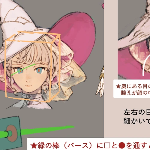 イラストレーター Maeka 講座の例題