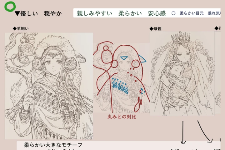 イラストレーター Maeka ポイント