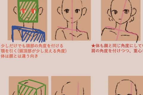 <p>60分で一枚描けるようになるための考え方と描画プロセス</p>