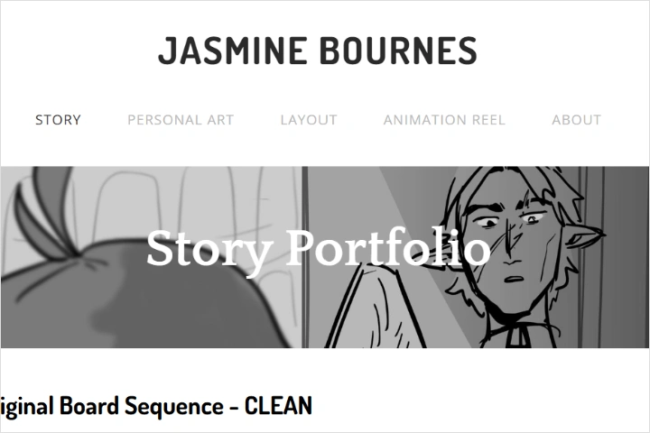 Storyboard Artist, Jasmine Bournes (Space_Bar) Exercise