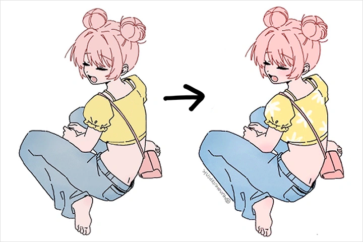 Illustrator, yunayu Exercise