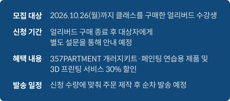 피규어 제작자, 357파트먼트