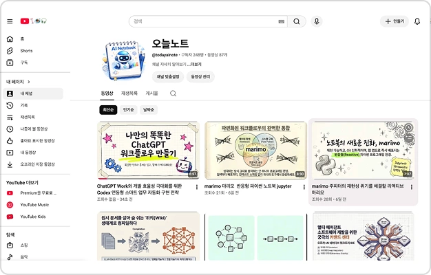 ImageSlide<b>DAY 14. 팟캐스트 영상을 유튜브(Youtube)로 관리하기  </b>