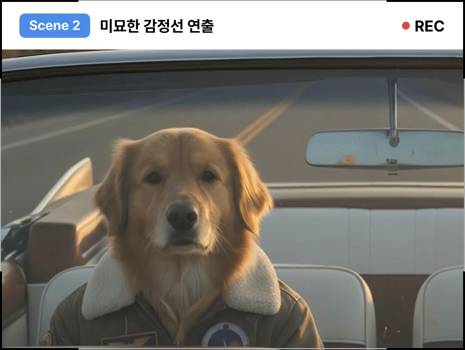 ImageSlide표정과 시선의 미묘한 변화를 조절해 섬세한 감정을  자연스럽게 표현합니다. 