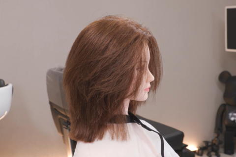 ヘアーデザイナー GUNHEE 講座の例題