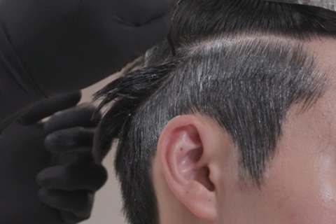 ヘアーデザイナー GUNHEE 講座の例題