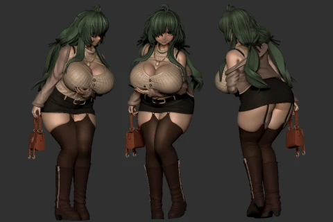 <p><strong>Creating Natural Poses with Muscle and Fat Changes</strong></p>