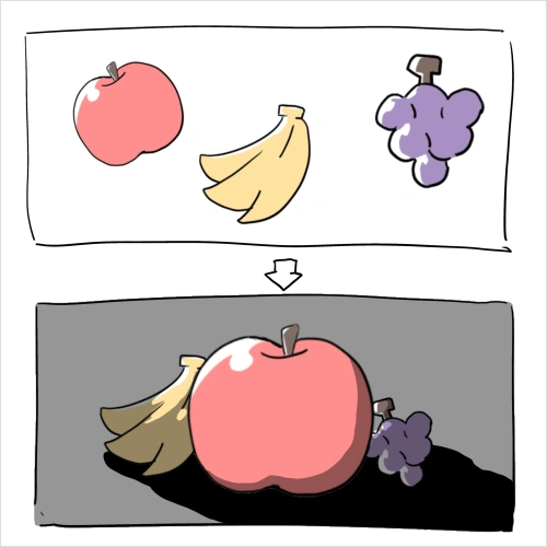 イラストレーター なきり 講座の例題