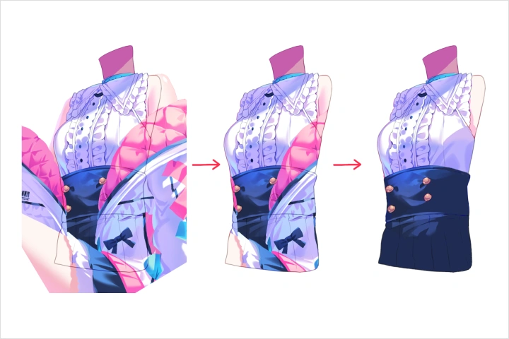 イラストレーター いかり 講座の例題