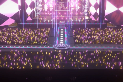 <p>ライブ空間で映える背景映像の考え方</p>