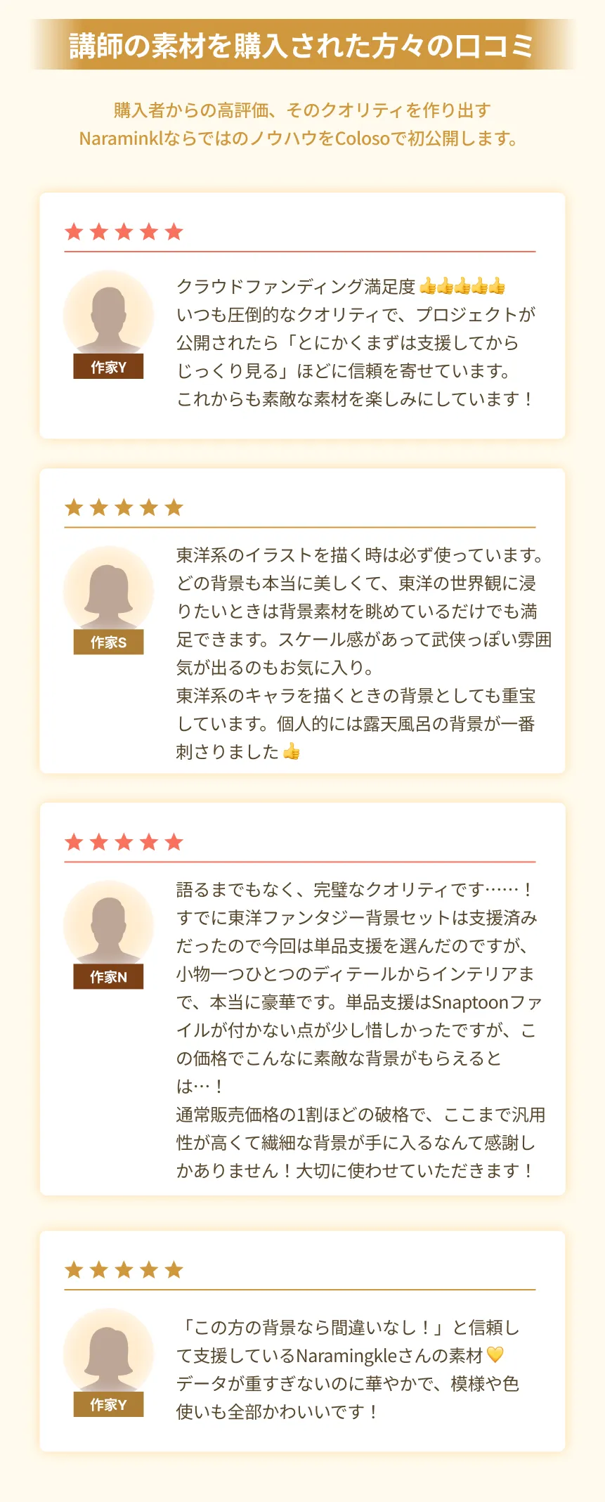 ウェブ漫画素材クリエイター Naraminkl