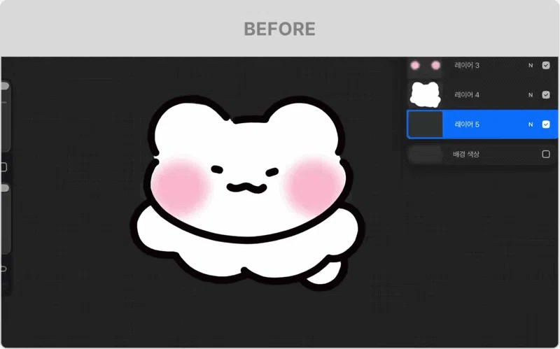 ImageSlide가우시안 블러로 직접 만들면 약 1분