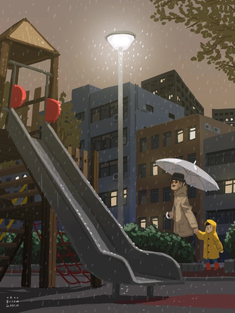 Illustrator, Blue portfolio