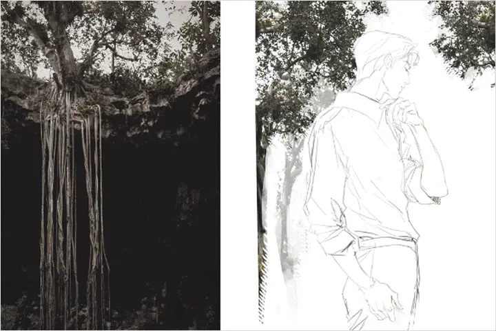 <p><strong>Background Drawing Anyone Can Easily Complete with Textures</strong></p>
