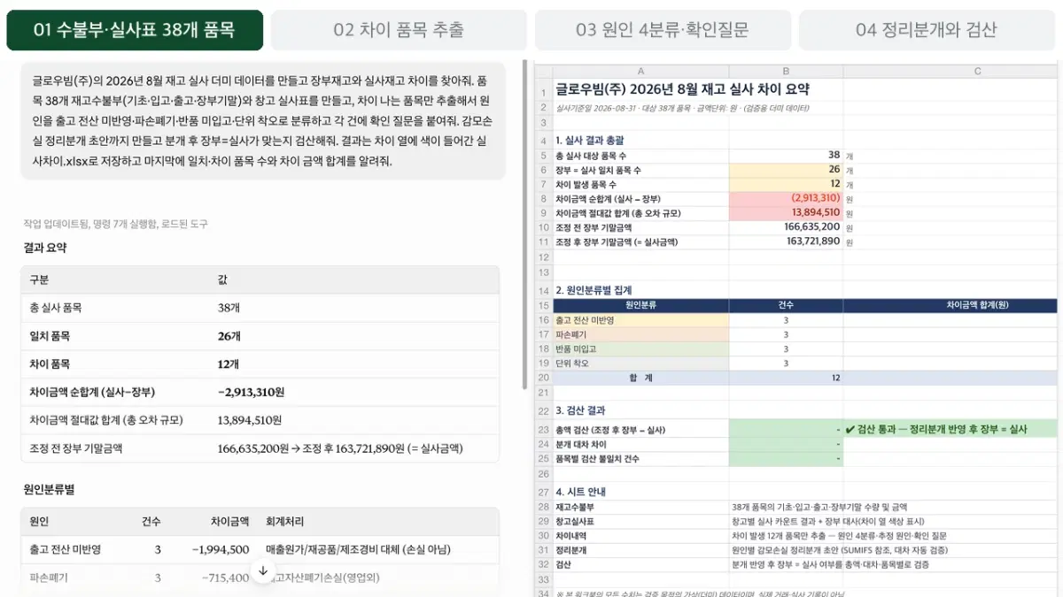 AI 재고관리