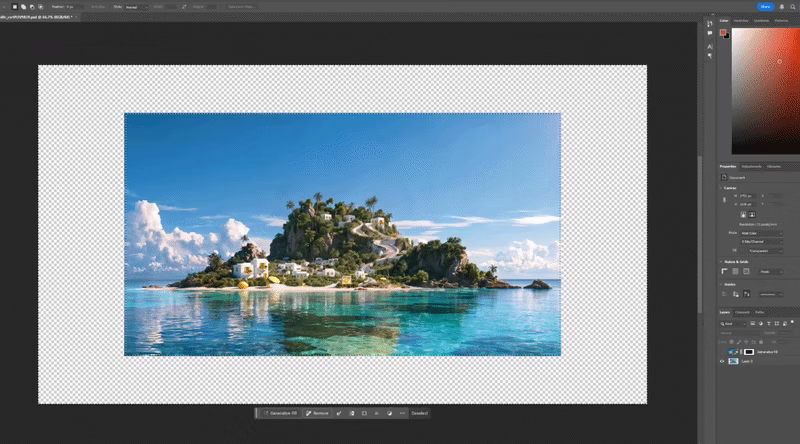 ImageSlide<b>Case 01. Photoshop AI 기반 아웃페인팅</b>