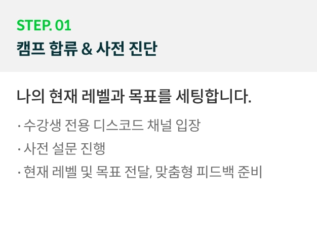 온라인캠프 로드맵