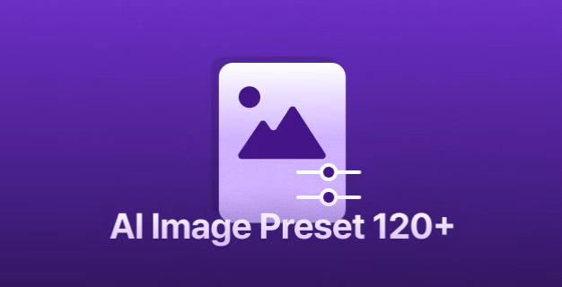 ImageSlide<b>원하는 결과를 더 빠르게 만드는<br> AI 이미지 제작 프리셋팩 120종+</b>