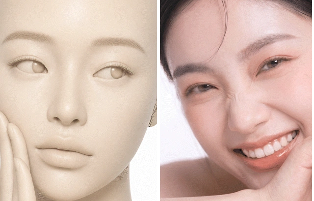 ImageSlide<b>회색 마네킹으로 원하는 표정 구현</b>