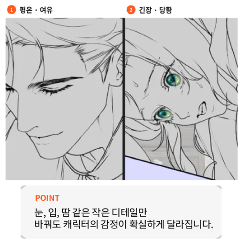 웹툰 작가, 스피 예제