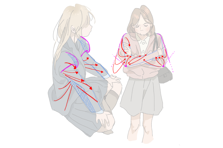 <p>옷 주름만 자연스러워도 그림의 절반은 완성! 구조적 이해를 기반으로 한 옷 주름과 실루엣 연출</p>