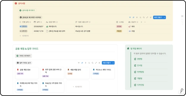 ImageSlide<b>사람이 바뀌어도 흔들리지 않는 업무 규칙</b>