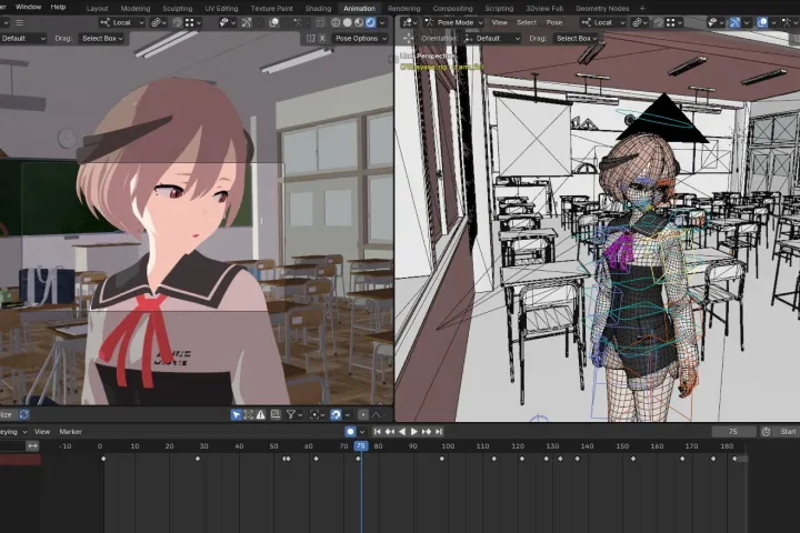 3Dキャラクターモデラー kenpoo ポイント