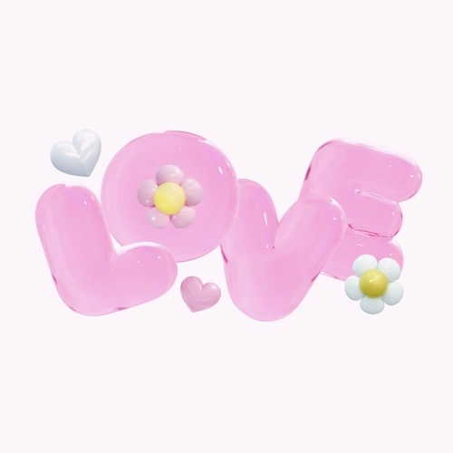 <p>ぷくっと立体的なアーティストロゴ  </p>