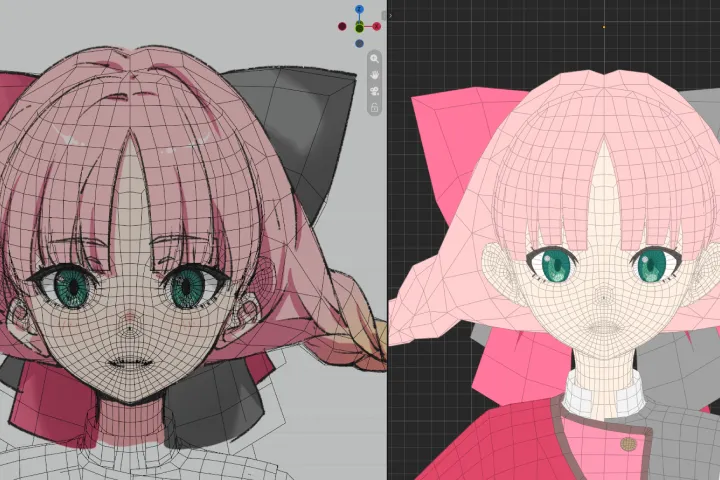 3Dキャラクターモデラー kenpoo  講座の例題